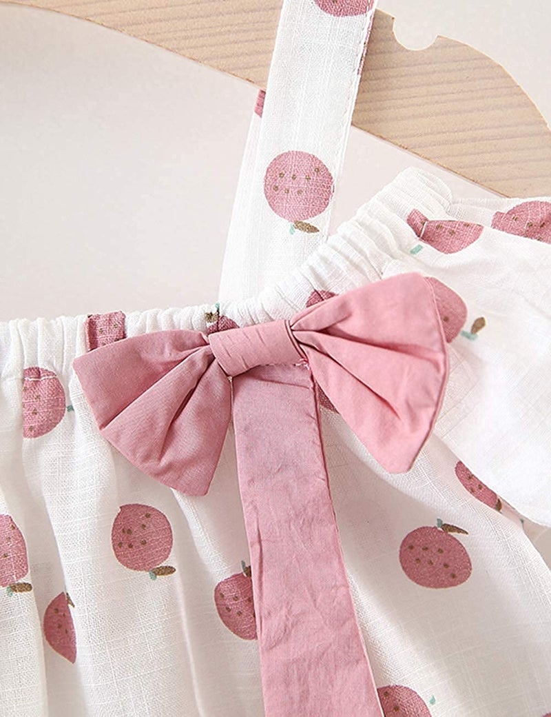 Hipea Toddler Baby Girls Summer Clothes Outfits Ruffle Camisole Spot Dot Tops and Casual Shorts 2-Piece Newborn Girl Clothing Set (12-18M) - Image 4